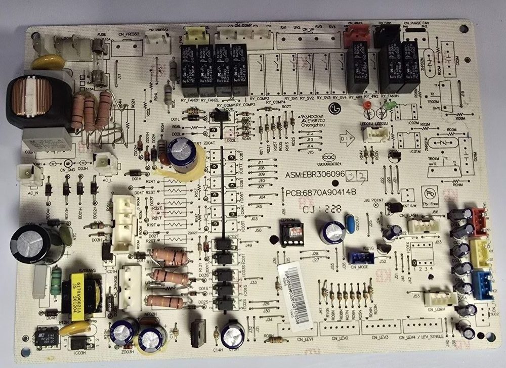 برد کولر گازی ال‌جی مدل ASYWEBR30609 / PCB6870A90414B
