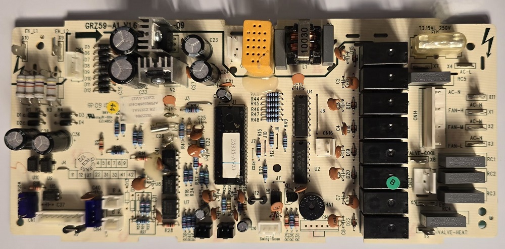 برد کولر گازی مدل GR759‑A V1.6